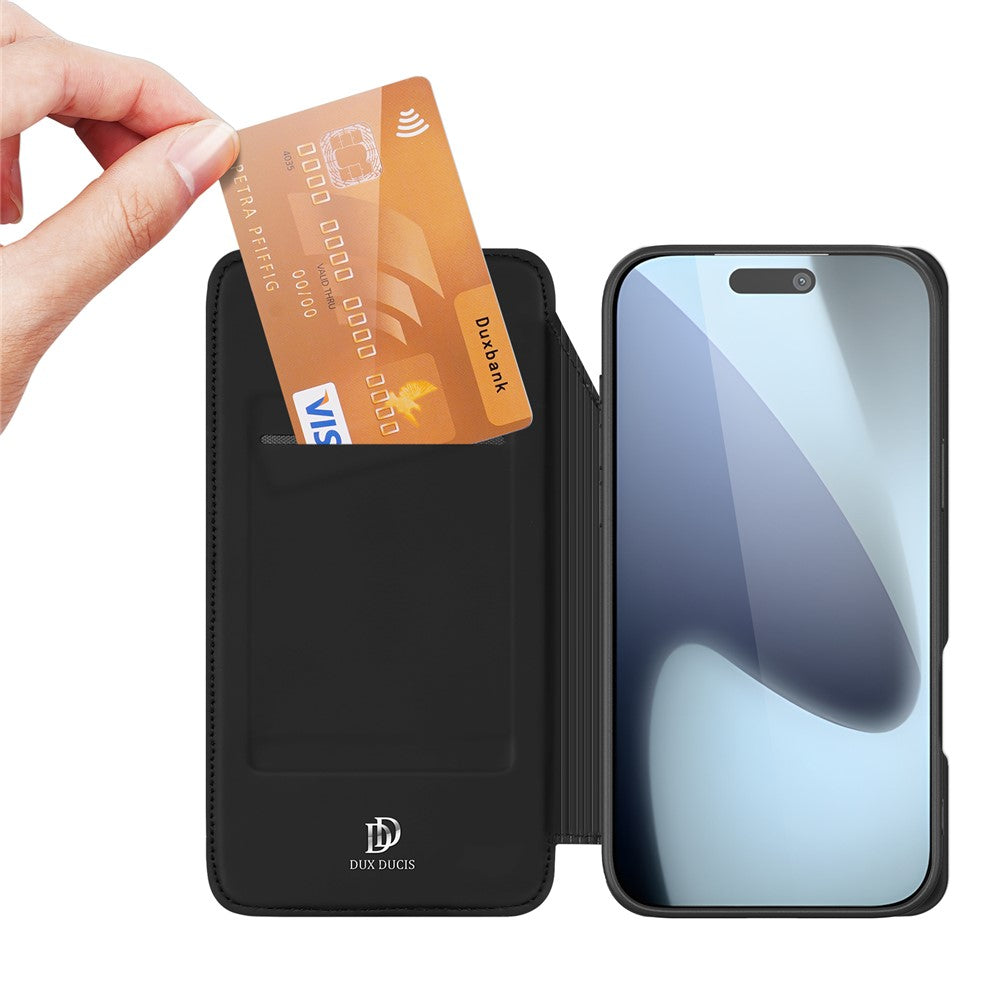 DUX DUCIS For iPhone 17 Pro Case  Skin Pro Series Leather Cover Card Holder