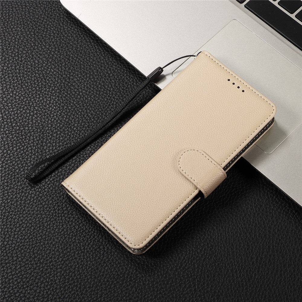 For Xiaomi Poco F7 5G / Redmi Turbo 4 Pro 5G Case RFID Blocking 3 Card Slots PU Leather Phone Cover with Wrist Strap