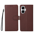 For Xiaomi Poco F7 5G / Redmi Turbo 4 Pro 5G Case RFID Blocking 3 Card Slots PU Leather Phone Cover with Wrist Strap