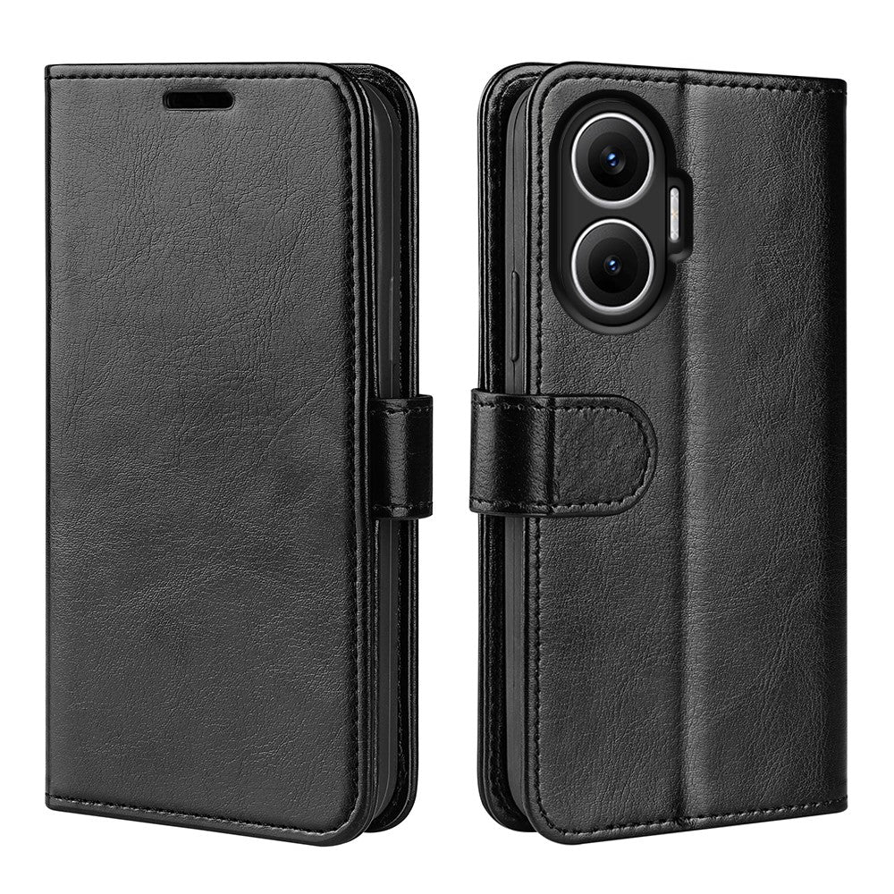 For Xiaomi Poco F7 5G / Redmi Turbo 4 Pro 5G Case Crazy Horse Texture Stand Leather Phone Cover