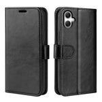 Samsung Galaxy A08 5G / A08 4G / A07 4G / A07s 4G / F07 4G / M07 4G-cover i Crazy Horse-tekstureret standerlæder