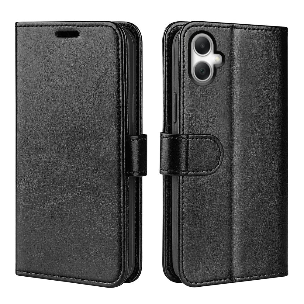 Samsung Galaxy A08 5G / A08 4G / A07 4G / A07s 4G / F07 4G / M07 4G-cover i Crazy Horse-tekstureret standerlæder