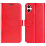 Samsung Galaxy A08 5G / A08 4G / A07 4G / F07 4G / M07 4G-cover i Crazy Horse-tekstureret læder med støttefunktion