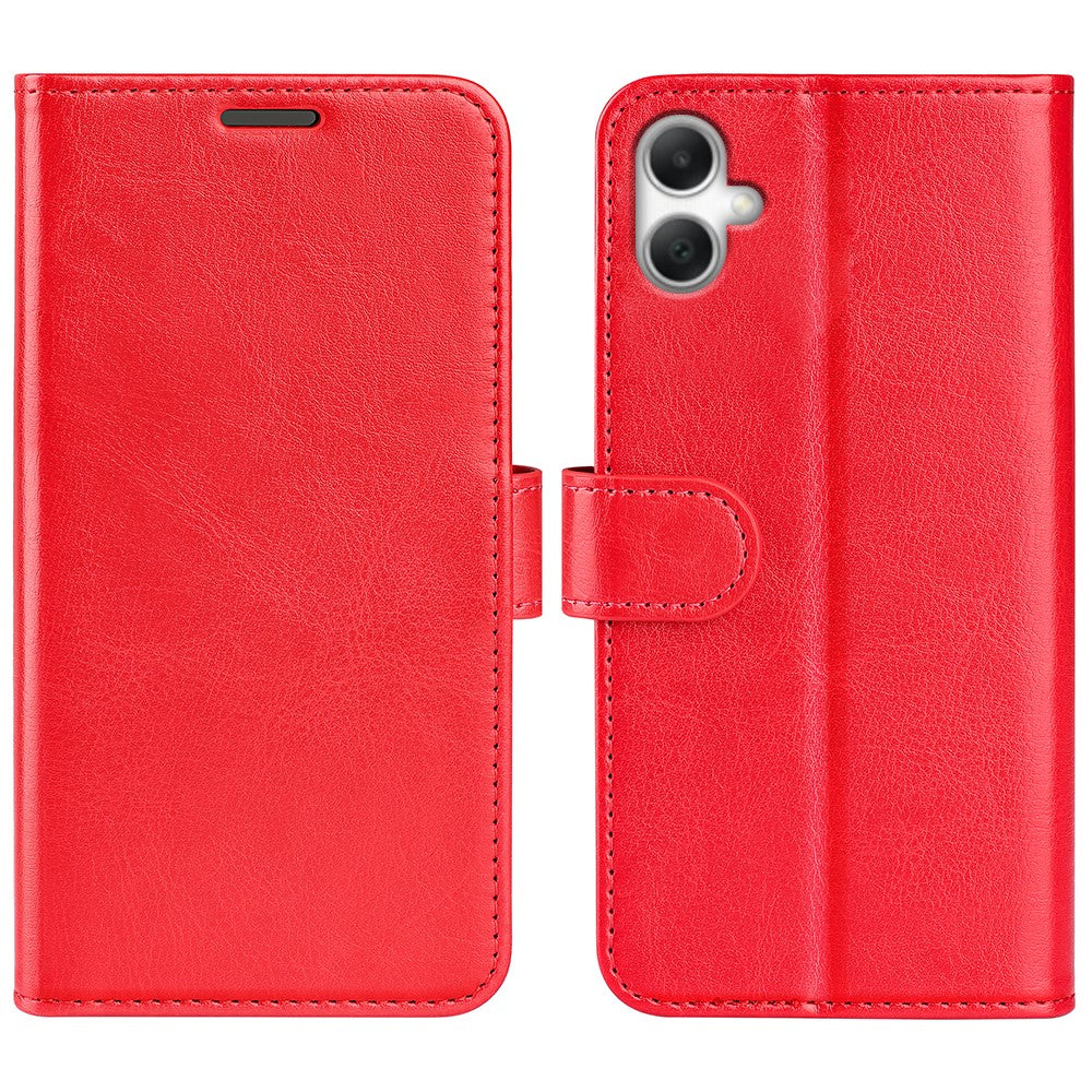 Samsung Galaxy A08 5G / A08 4G / A07 4G / A07s 4G / F07 4G / M07 4G-cover i Crazy Horse-tekstureret standerlæder
