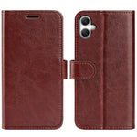 Samsung Galaxy A08 5G / A08 4G / A07 4G / A07s 4G / F07 4G / M07 4G-cover i Crazy Horse-tekstureret standerlæder