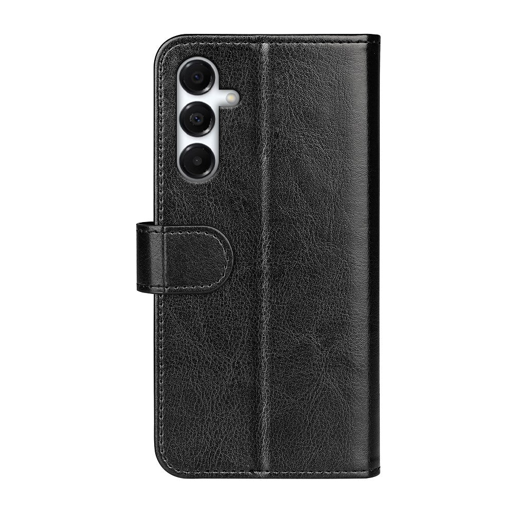 Samsung Galaxy A18 5G / A18 4G / A17 5G / 4G / F17 5G / M17 5G-cover, Crazy Horse-tekstureret stativetui i læder