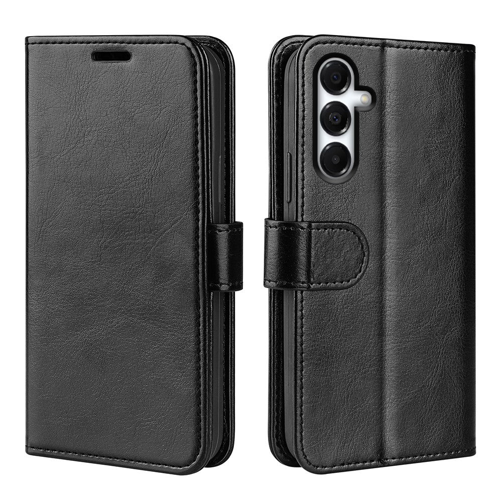 Samsung Galaxy A18 5G / A18 4G / A17 5G / 4G / F17 5G / M17 5G-cover, Crazy Horse-tekstureret stativetui i læder