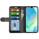 Samsung Galaxy A18 5G / A18 4G / A17 5G / 4G / F17 5G / M17 5G-cover, Crazy Horse-tekstureret stativetui i læder