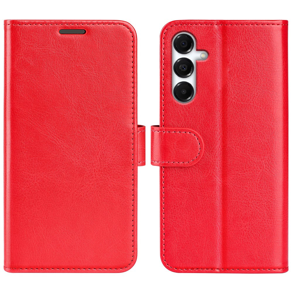 Samsung Galaxy A18 5G / A18 4G / A17 5G / 4G / F17 5G / M17 5G-cover, Crazy Horse-tekstureret stativetui i læder