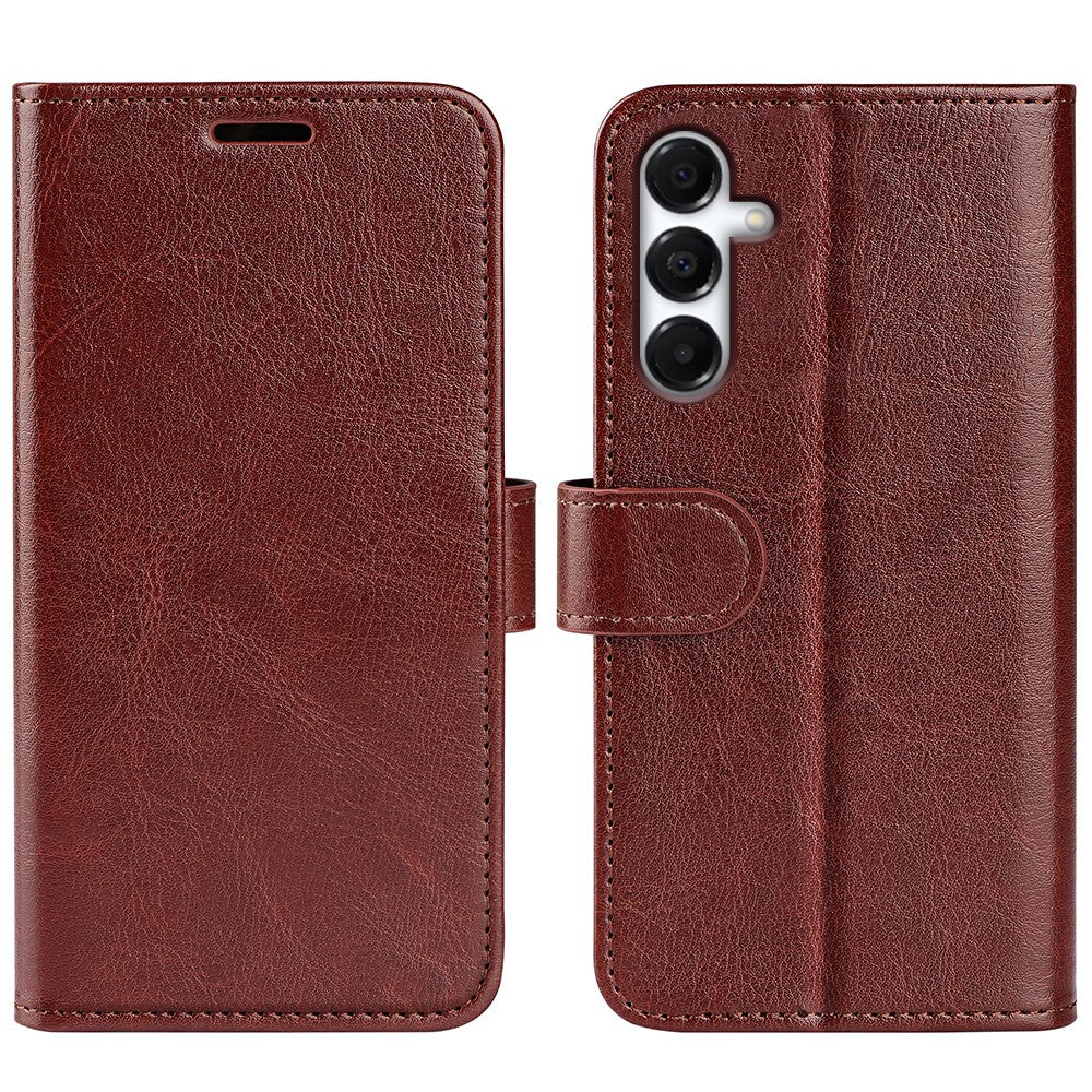 Samsung Galaxy A18 5G / A18 4G / A17 5G / 4G / F17 5G / M17 5G-cover, Crazy Horse-tekstureret stativetui i læder