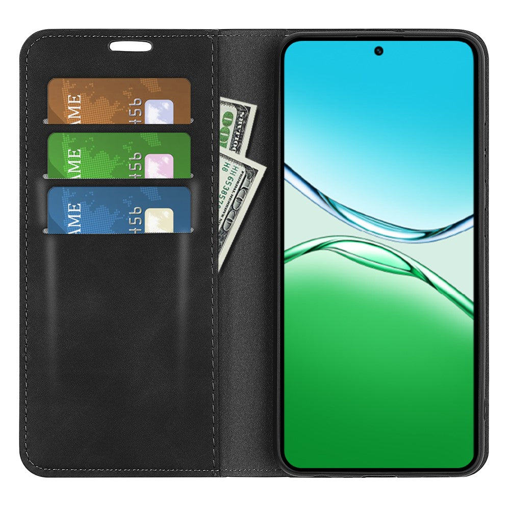 For Oppo A5 5G Case Skin Touch Leather Wallet Phone Cover