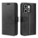 For Oppo Reno14 Pro 5G (Global) Case Crazy Horse Texture Stand Leather Phone Cover