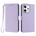 For Oppo Reno14 Pro 5G (Global) Leather Case Wallet Stand Phone Cover with Wrist Strap
