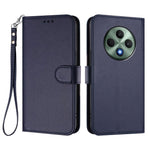 Oppo Reno12 F 4G / Oppo Reno12 FS 5G / Oppo Reno12 F 5G Läderfodral Plånboksfodral med stativ och handledsrem