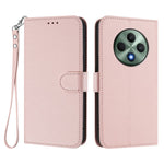 Oppo Reno12 F 4G / Oppo Reno12 FS 5G / Oppo Reno12 F 5G Läderfodral Plånboksfodral med stativ och handledsrem