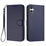 Samsung Galaxy A08 5G / A08 4G / A07 4G / A07s 4G / A06 4G / A06 5G lædercover med pung, stativ og håndledsrem
