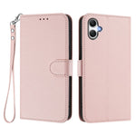 Samsung Galaxy A08 5G / A08 4G / A07 4G / A07s 4G / A06 4G / A06 5G lædercover med pung, stativ og håndledsrem