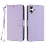 For Samsung Galaxy A08 5G / A08 4G / A07 4G / A06 4G / A06 5G Leather Case Wallet Stand Phone Cover with Wrist Strap
