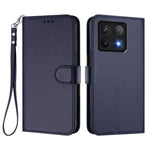 For Xiaomi 14T Leather Case Wallet Stand Phone Cover with Wrist Strap