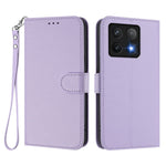 For Xiaomi 14T Leather Case Wallet Stand Phone Cover with Wrist Strap