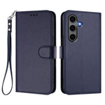 Til Samsung Galaxy S24+ / Galaxy S25+ Læderetui Pung Stativ Telefoncover med Håndrem