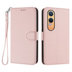 For OnePlus Nord CE4 Lite 5G Leather Case Wallet Stand Phone Cover with Wrist Strap
