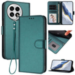For OnePlus 13 Leather Case Wallet Stand Phone Cover with Wrist Strap