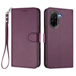 For Xiaomi Redmi A5 NFC (EU) (173.45mm) Leather Case Wallet Stand Phone Cover with Wrist Strap