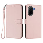 For Xiaomi Redmi A5 NFC (EU) (173.45mm) Leather Case Wallet Stand Phone Cover with Wrist Strap