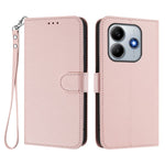 For Xiaomi Redmi Note 14 4G (164.84mm) Leather Case Wallet Stand Phone Cover with Wrist Strap