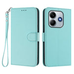 For Xiaomi Redmi Note 14 4G (164.84mm) Leather Case Wallet Stand Phone Cover with Wrist Strap