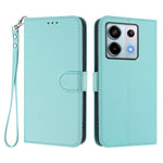 For Xiaomi Poco X6 5G / Xiaomi Redmi Note 13 Pro 5G Leather Case Wallet Stand Phone Cover with Wrist Strap