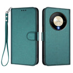 For Honor Magic6 Lite 5G / Honor X9b 5G Leather Case Wallet Stand Phone Cover with Wrist Strap
