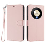 For Honor Magic6 Lite 5G / Honor X9b 5G Leather Case Wallet Stand Phone Cover with Wrist Strap