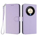 For Honor Magic6 Lite 5G / Honor X9b 5G Leather Case Wallet Stand Phone Cover with Wrist Strap