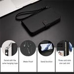 For Honor X8c 4G Leather Case Wallet Stand Phone Cover with Wrist Strap