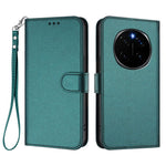 For Honor Magic7 Pro 5G Leather Case Wallet Stand Phone Cover with Wrist Strap