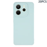 Bulk Purchasing 20Pcs For Xiaomi Redmi Note 14 4G (164.84mm) Case Precise Cutouts 1.3mm TPU Matte Phone Cover