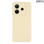 Bulk Purchasing 20Pcs For Xiaomi Redmi Note 14 4G (164.84mm) Case Precise Cutouts 1.3mm TPU Matte Phone Cover