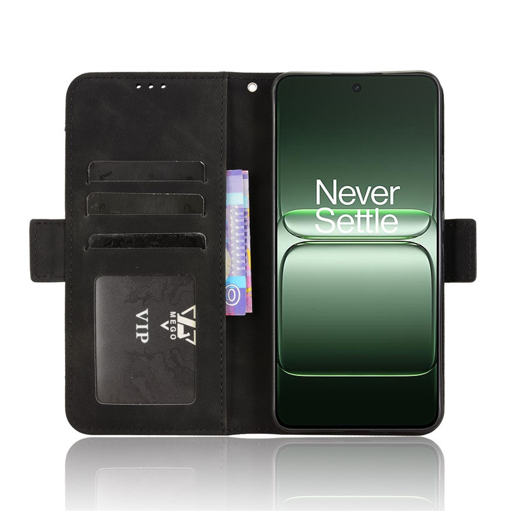 For OnePlus Nord CE5 5G / Ace 5 Racing 5G Leather Case Phone Wallet Cover with Multiple Card Slots