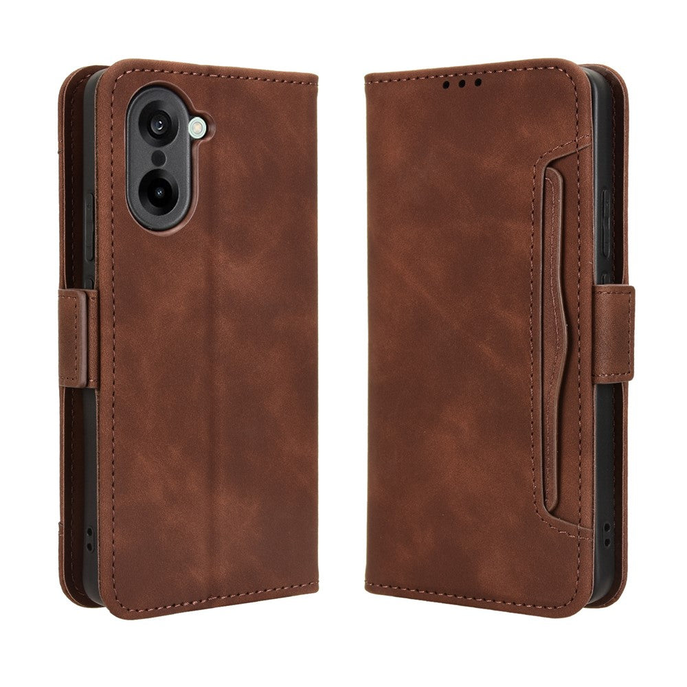 For OnePlus Nord CE5 5G / Ace 5 Racing 5G Leather Case Phone Wallet Cover with Multiple Card Slots