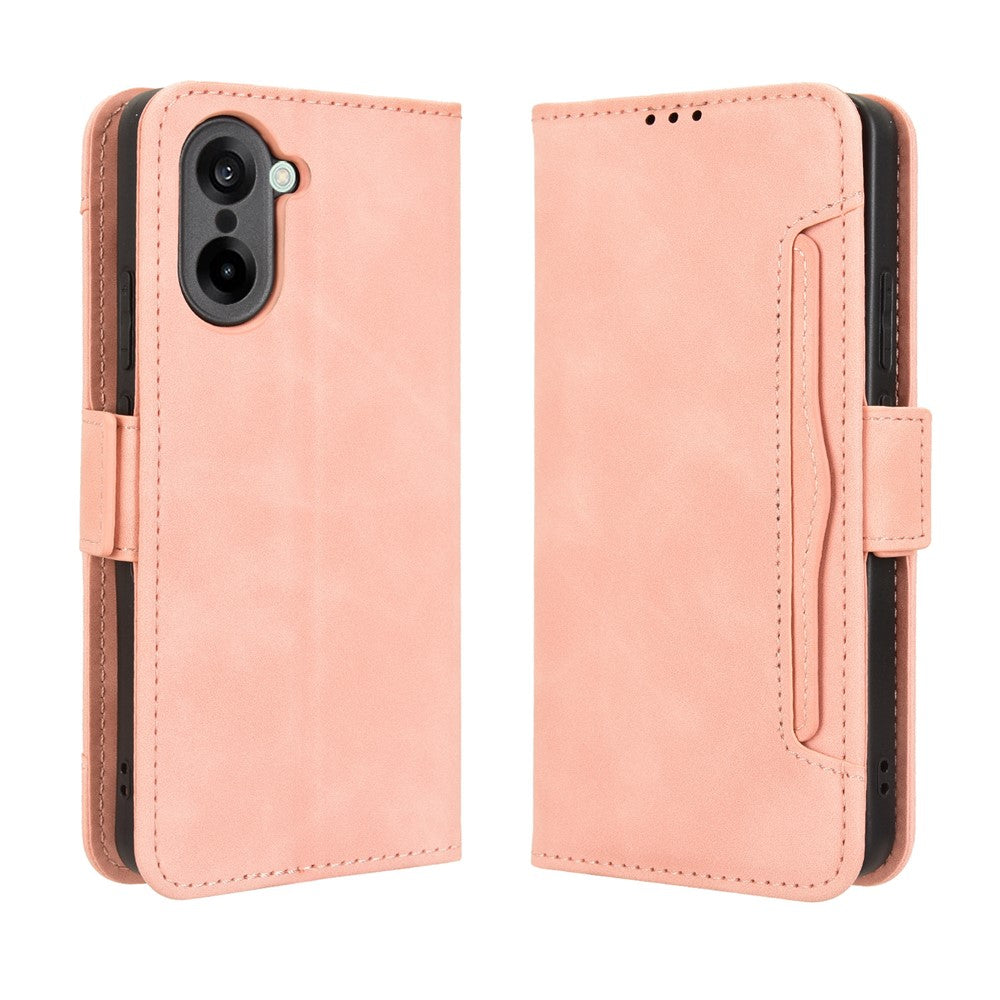 For OnePlus Nord CE5 5G / Ace 5 Racing 5G Leather Case Phone Wallet Cover with Multiple Card Slots