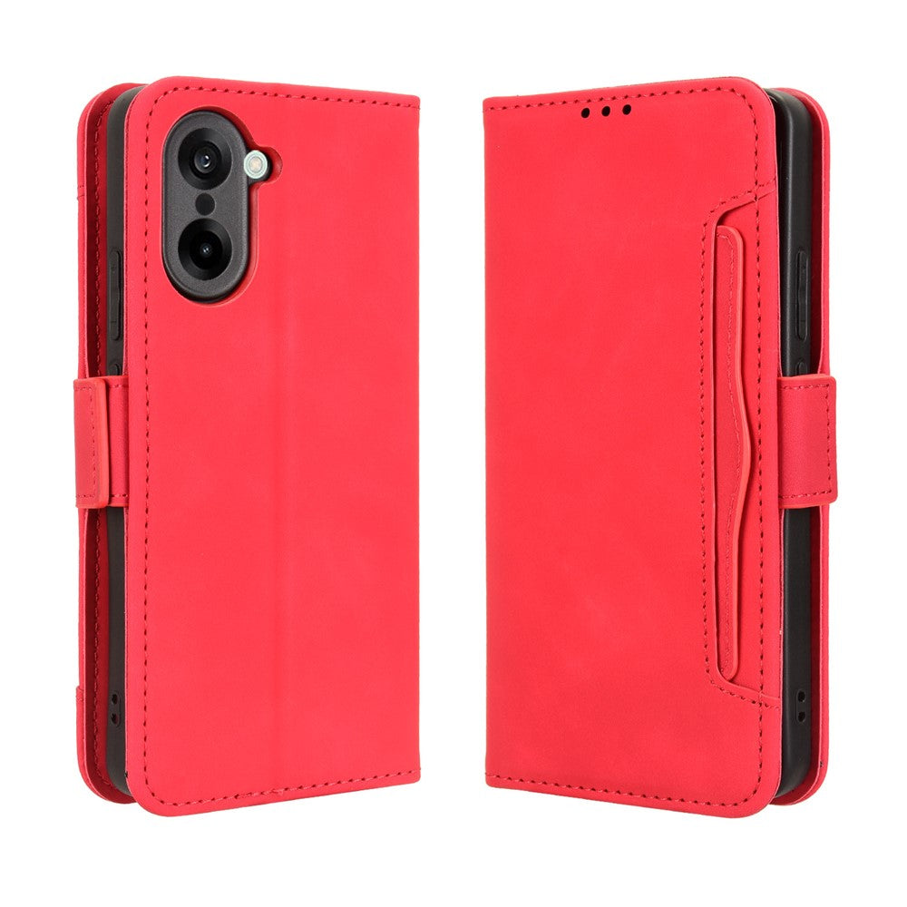 For OnePlus Nord CE5 5G / Ace 5 Racing 5G Leather Case Phone Wallet Cover with Multiple Card Slots