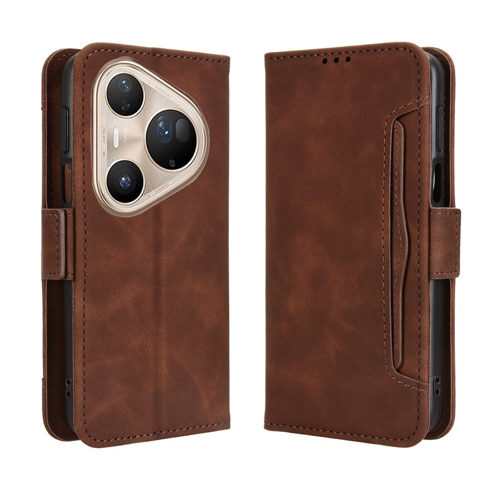 For Huawei Pura 80 Ultra Leather Case Phone Wallet Cover with Multiple Card Slots