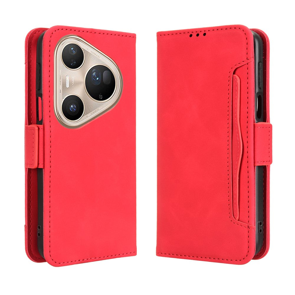 For Huawei Pura 80 Ultra Leather Case Phone Wallet Cover with Multiple Card Slots