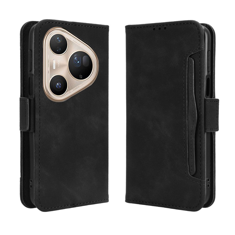 For Huawei Pura 80 Pro+ / Huawei Pura 80 Pro Leather Case Phone Wallet Cover with Multiple Card Slots