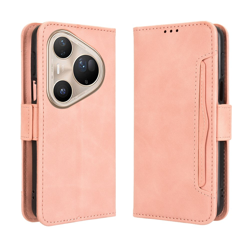 For Huawei Pura 80 Pro+ / Huawei Pura 80 Pro Leather Case Phone Wallet Cover with Multiple Card Slots