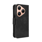 For Huawei Pura 80 Leather Case Phone Wallet Cover with Multiple Card Slots
