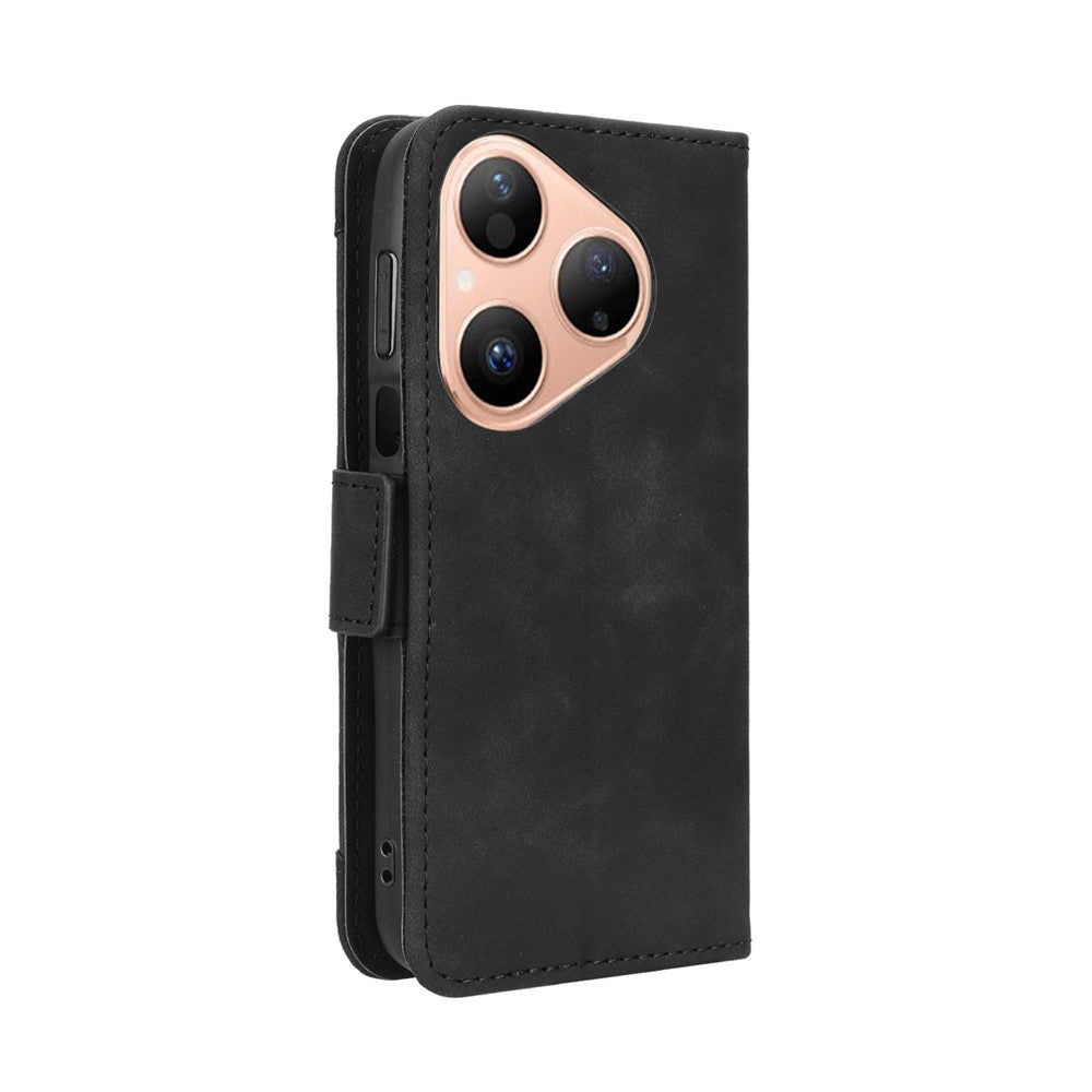 For Huawei Pura 80 Leather Case Phone Wallet Cover with Multiple Card Slots