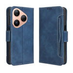 For Huawei Pura 80 Leather Case Phone Wallet Cover with Multiple Card Slots